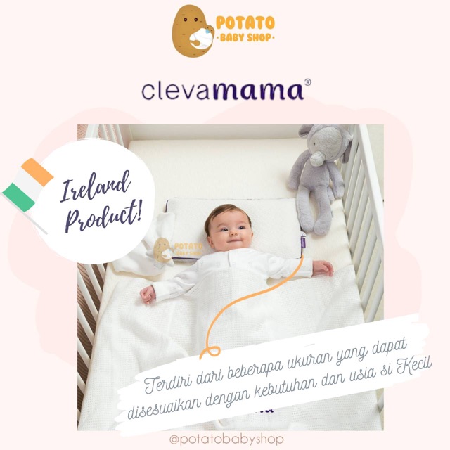 Clevamama Clevafoam Pillow (Infant/ Pram / Baby / Toddler )