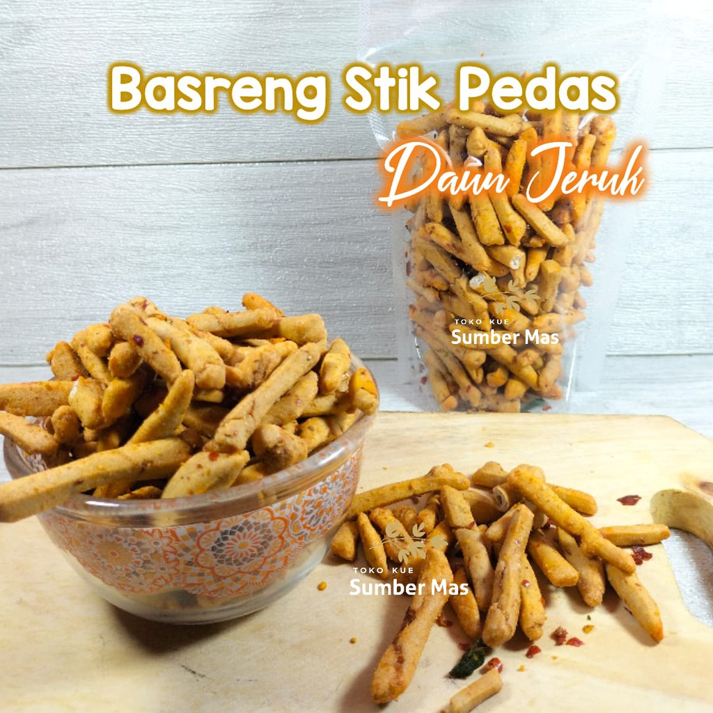 BAKSO GORENG / BASRENG 500 GR / BASRENG STIK PEDAS / basreng daun jeruk / basreng kiloan