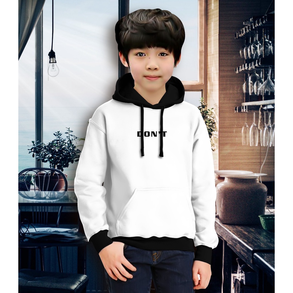 Jaket Anak Laki Laki/Jaket Anak Terbaru/Hoodie Anak Don't  Gaming Bahan Fleece Tebal 4-11 TAHUN