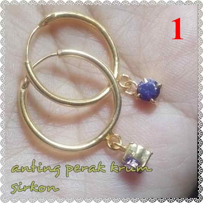 Giwang Alpaka + Mutiara Air Tawar Lombok