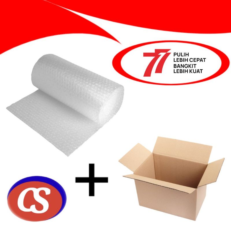 

Tambahan Packing Bubble Wrap dan Kardus Untuk Meminimal Kerusakan Paket