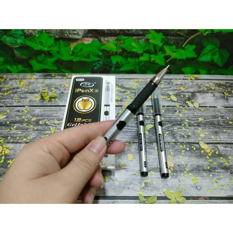 Ballpoint Ipen X G8010 Hitam/Pulpen Gel Ink Pen Ipen X 0.5mm