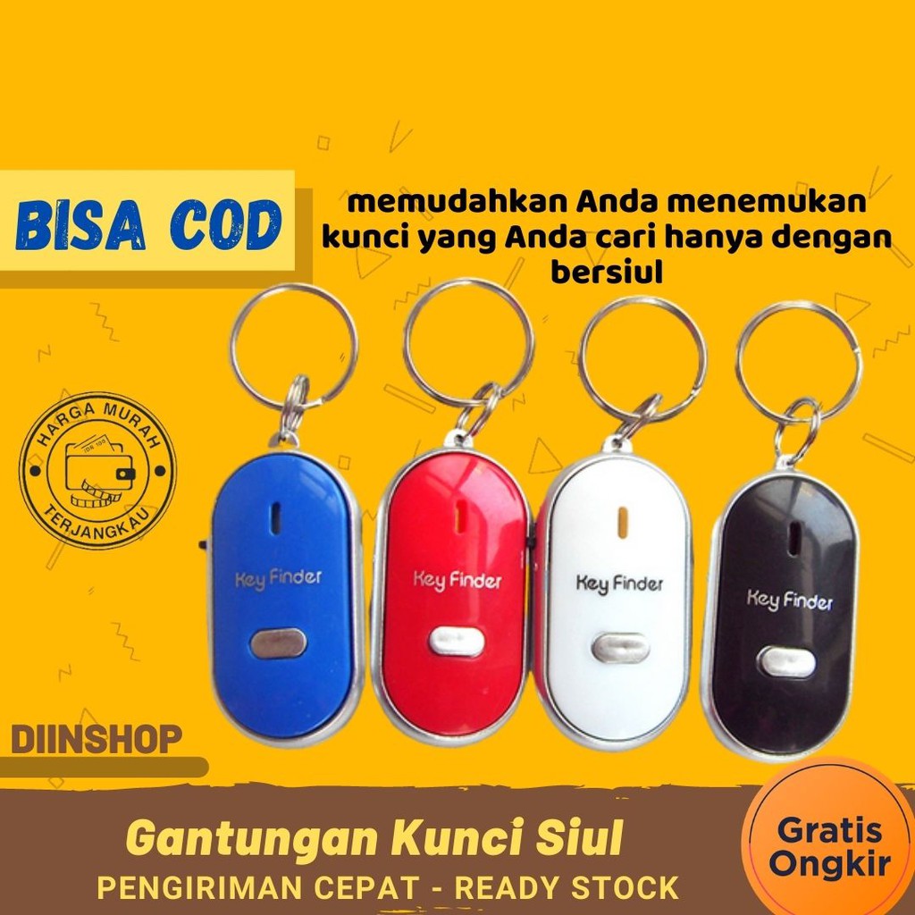 BISA COD Key Finder Gantungan Kunci Motor Mobil Gantungan Kunci Siul Anti Hilang Unik Murah M216
