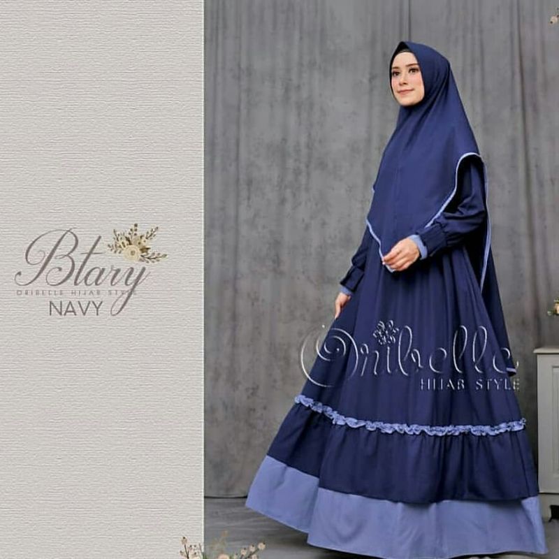 Baju Gamis Setelan Khimar Jumbo | LD 140 130 120 110 104 98 92 | 5L XXXL XXL XL L M S | Fashion Wani