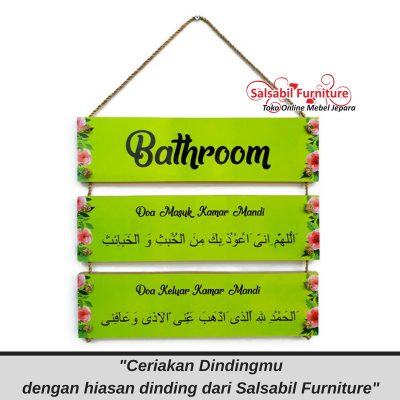 Walldecor Shabby Hiasan Kamar Mandi/Toilet | Shopee Indonesia