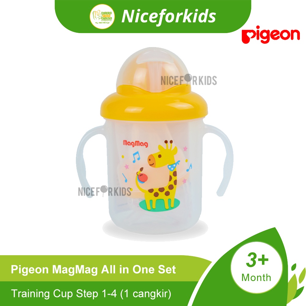 Pigeon Mag Mag Training Cup Isi 1 Cangkir Botol Minum Anak Bayi
