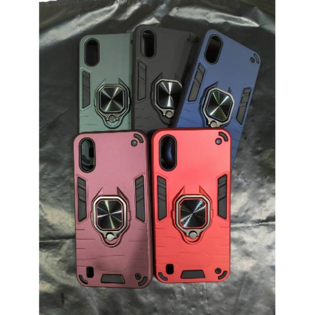 Samsung A01 iron armor case premium - Hardcase Iron Armor Ring Case