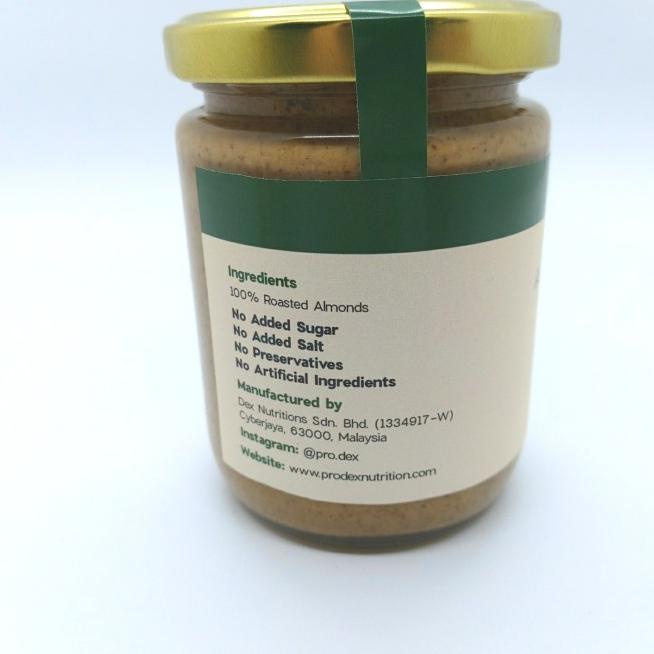 

PRODEX ROASTED ALMOND BUTTER 200G - 100% PURE AND NATURAL