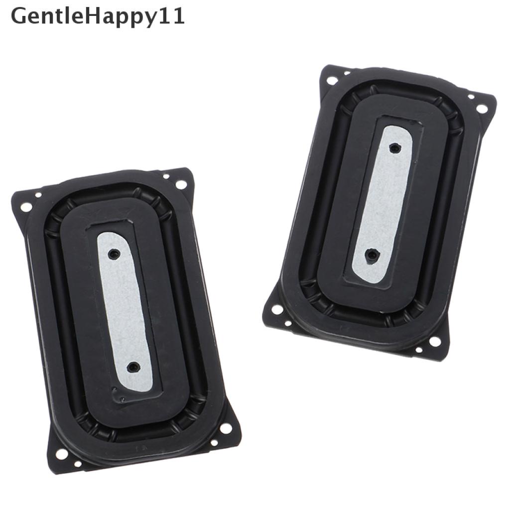 Gentlehappy 2Pcs Bass Diafragma Speaker Radiator Pasif Getar Aksesoris Untuk Audio DIY