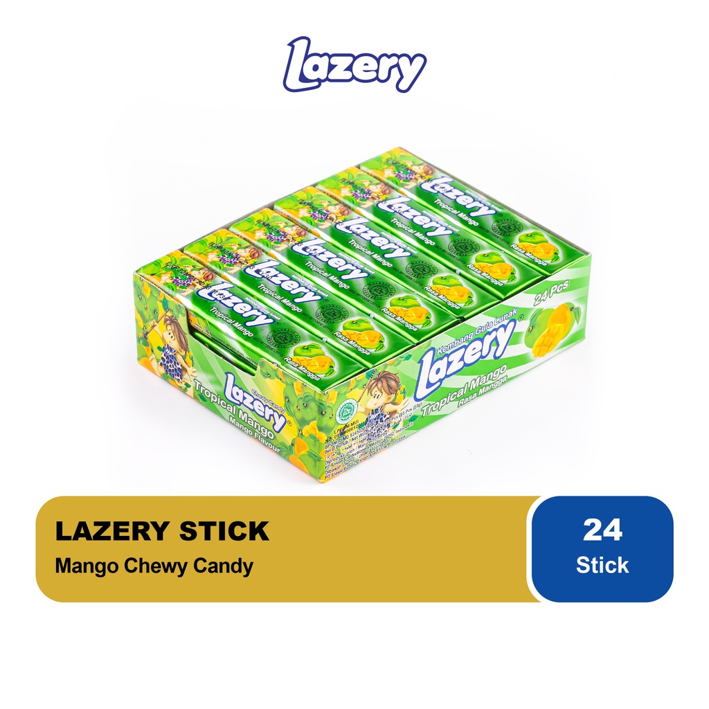 

Permen Lazery Stik Mangga 24 Stik - Lazery Stick Mango Candy