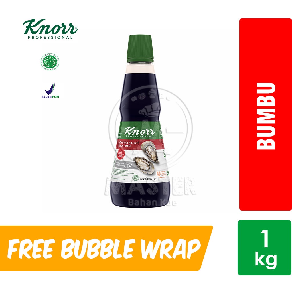 

Knorr Oyster Sauce / Saus Tiram [Botol Plastik 1 kg]