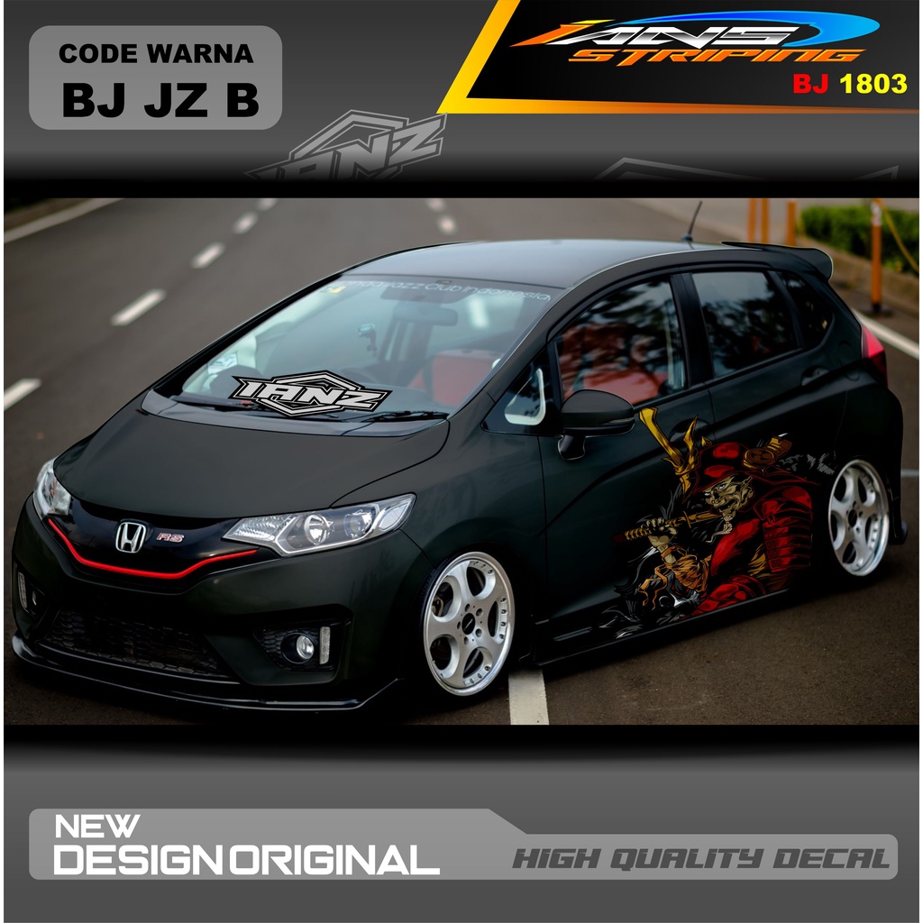 DECAL STICKER MOBIL HONDA JAZZ MOBIL AGYA AYLA AVANZA DLL / STIKER VARIASI MOBIL / DECAL STIKER MOBIL