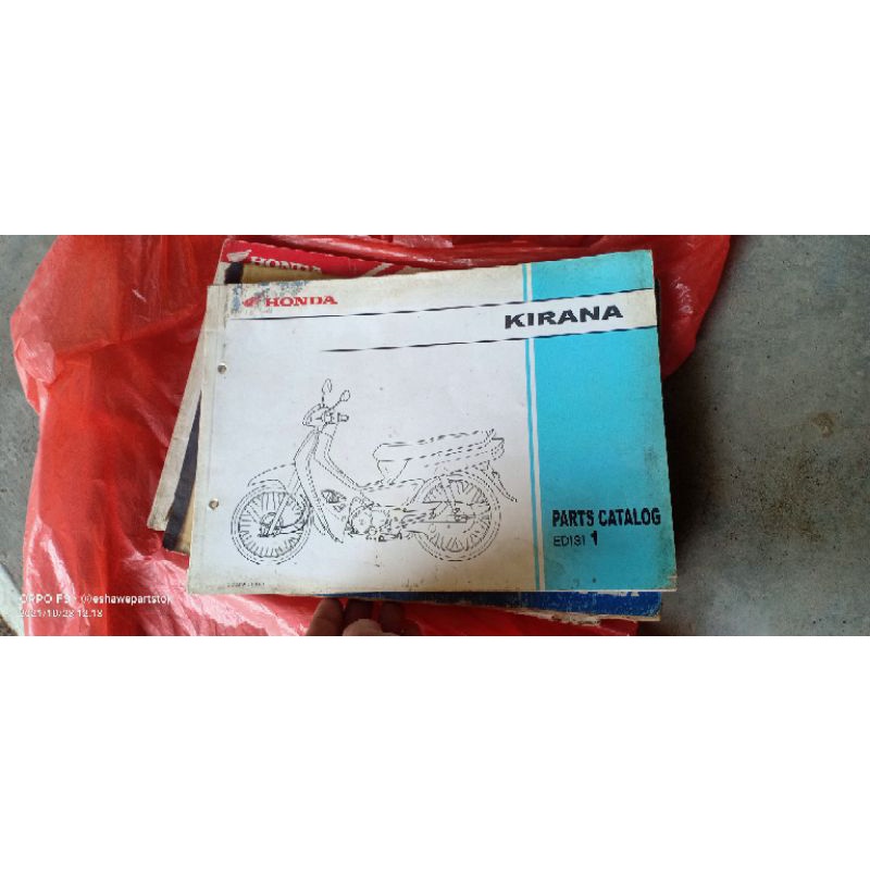 buku part list honda kirana