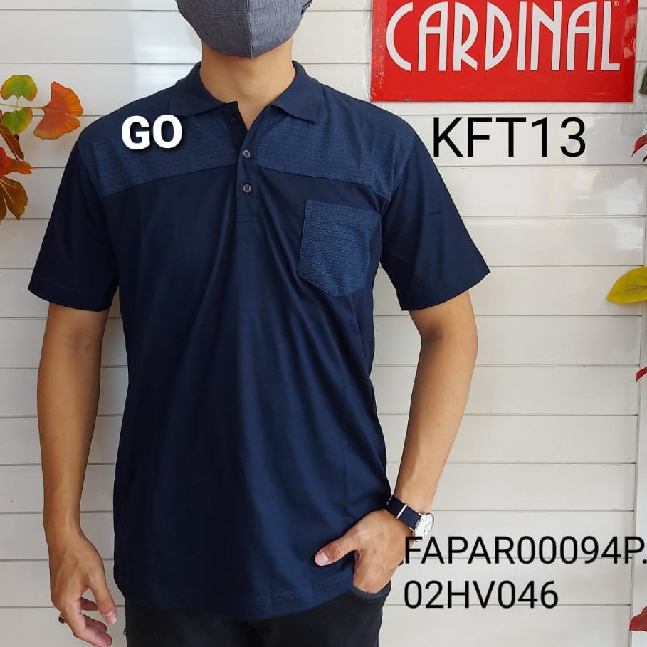 gof KFT CARDINAL FORMAL TSHIRT Pakaian Pria Atasan Kaos Polo T-shirt Casual Original Lengan Pendek