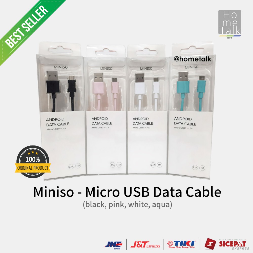 Jual Miniso - Kabel Data Charging / Kabel Charger / Micro USB Data