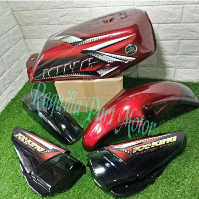 Body Set Rx King Paket Komplit Tangki RxKing Rx K Paket Bodi Set Rx King 2008 Merah