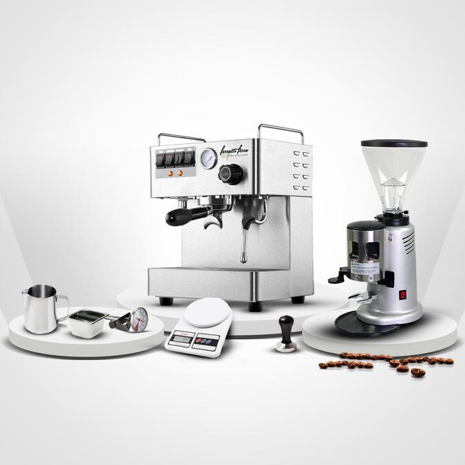 Paket Mesin Kopi Espresso / Mesin Kopi Ferratti Ferro - Medium Brew 11