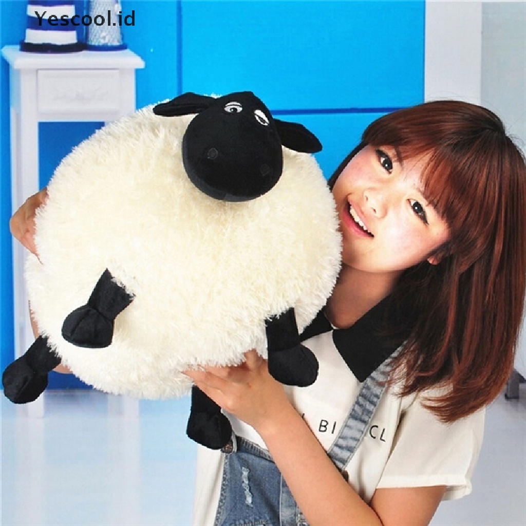 【Yescool】 White/Gray Sheep Character Stuffed Soft Plush Toys Kids Baby Toy Or Cushion .