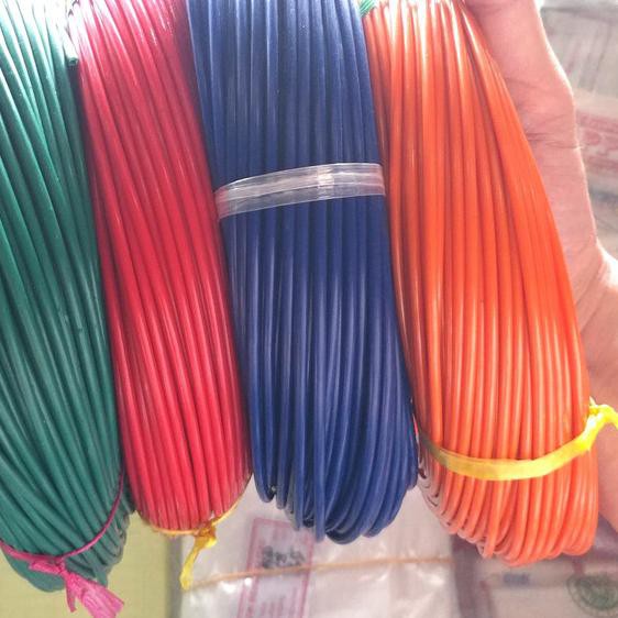 DISKON Selang Sedotan Plastik Warna 1mm (Kecil) - Orange New.,,,**