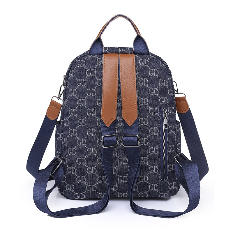 import Wanita Ransel kain denim Premium Quality Multifunction Backpack Tas Selempang  Bahu women bag sling belakang Ransel fashion beg perempuan galas 638