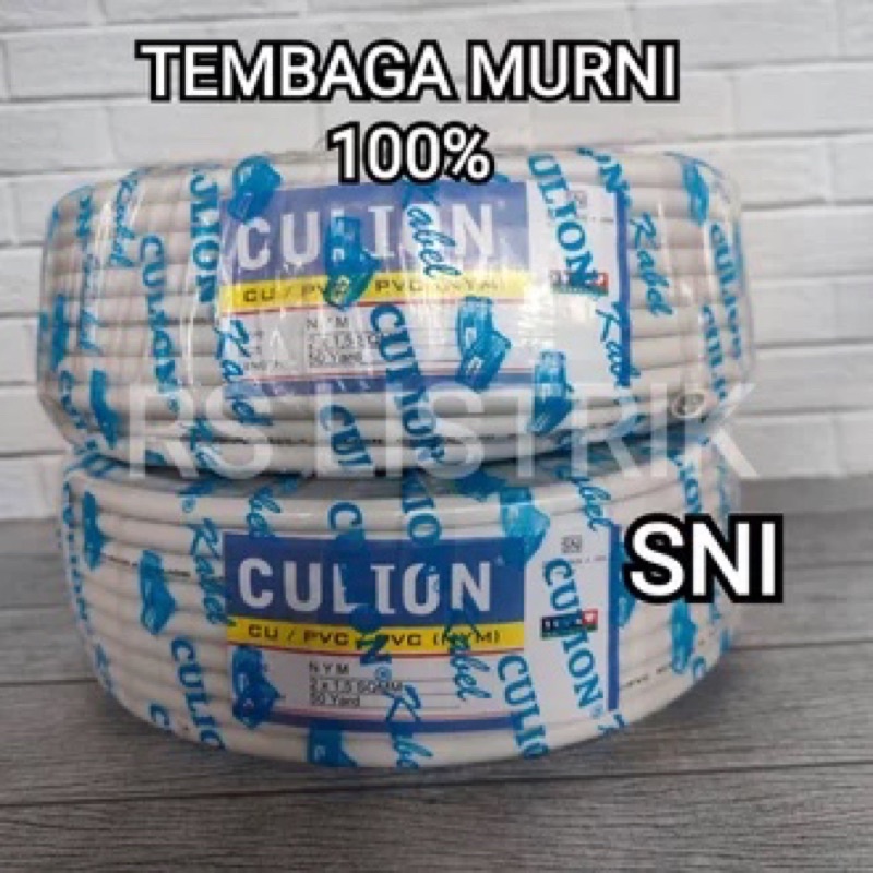 Kabel Listrik Asli tembaga,Kabel 2x1.5