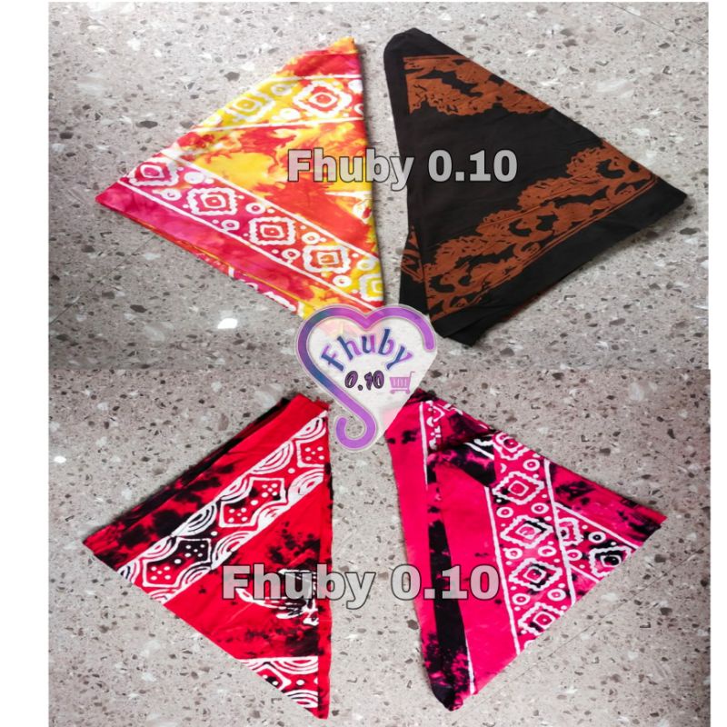 MOTIF TERBARU Iket Kepala Batik Segitiga Banyuwangi - Udeng Jawa Timuran