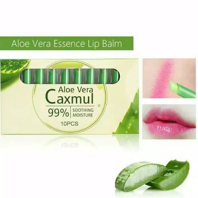 LIPSTIK ALOE VERA CAXMUL SOOTHING MOISTURE HARGA 10 PCS