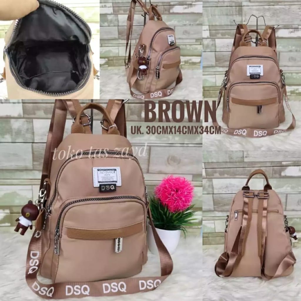 RANSEL WANITA IMPORT DSQ 2IN1 88#