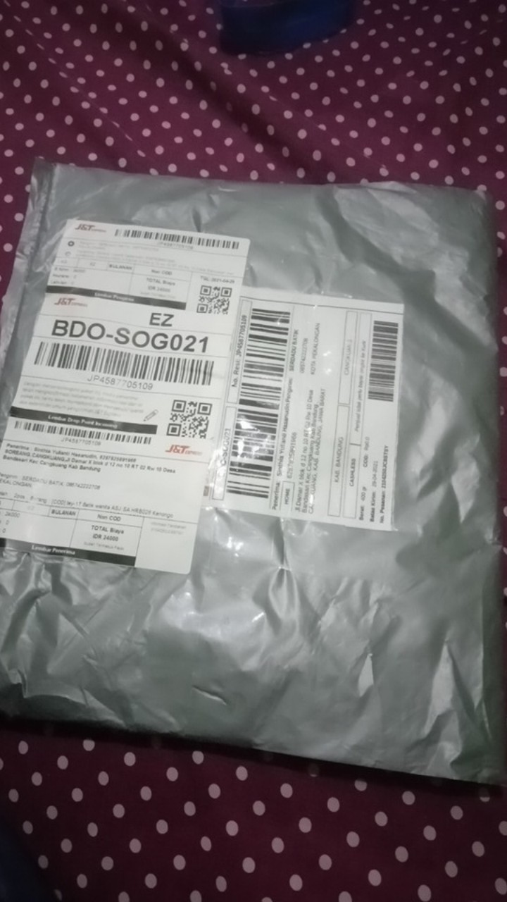 [cod] Tey-17 Batik Wanita Asj Sa Hrb026 Kenongo Kemeja Tosca Pendek