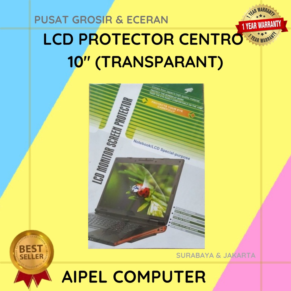 LP10 | LCD PROTECTOR CENTRO 10″ (TRANSPARANT)