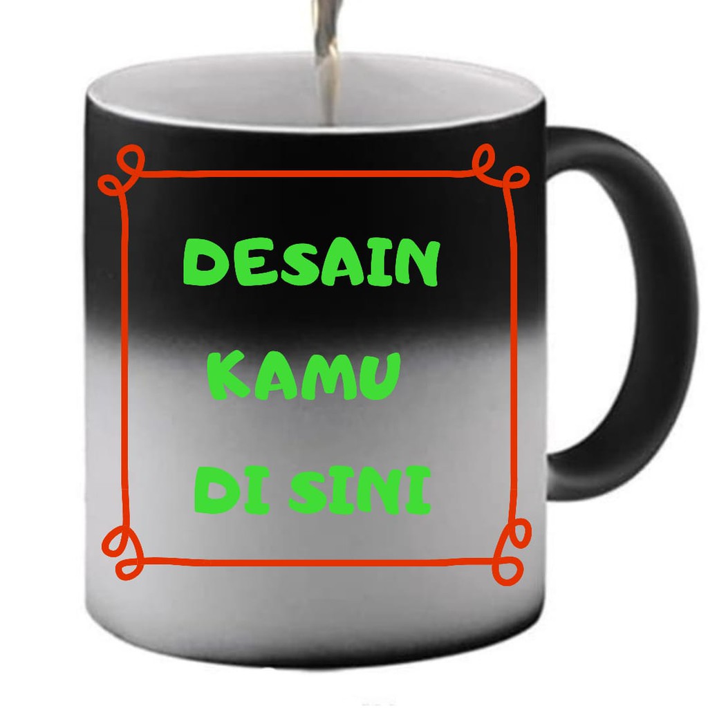 Mug Bunglon / Magic Mug Polos