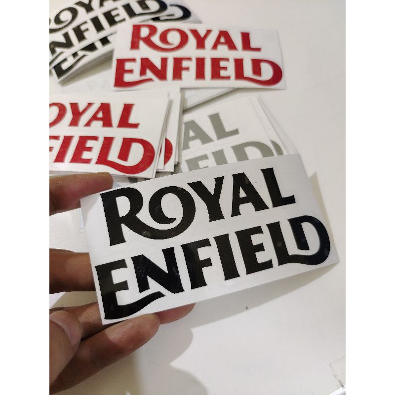 STICKER ROYAL ENFIELD CUTTING