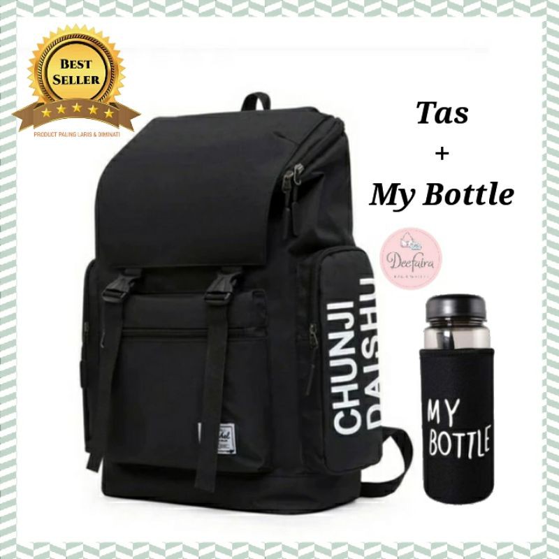 Tas Ransel Pria Tas Backpack Laki Laki Free My Bottle