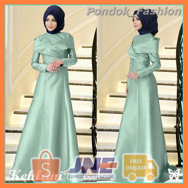 Best Item Dress  Wanita Muslim Kehlani Good Quality  -  SKUFT031