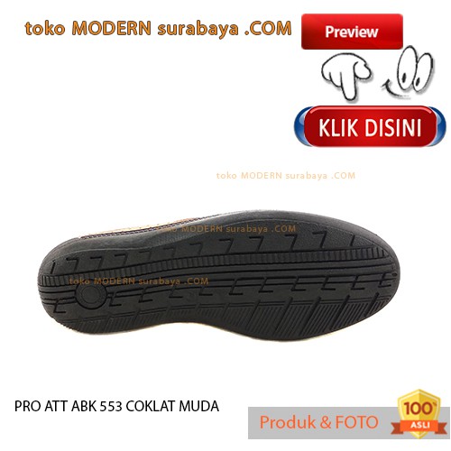 PRO ATT-ABK-553 COKLAT MUDA Sendal Pria Selop Karet Flip Flop