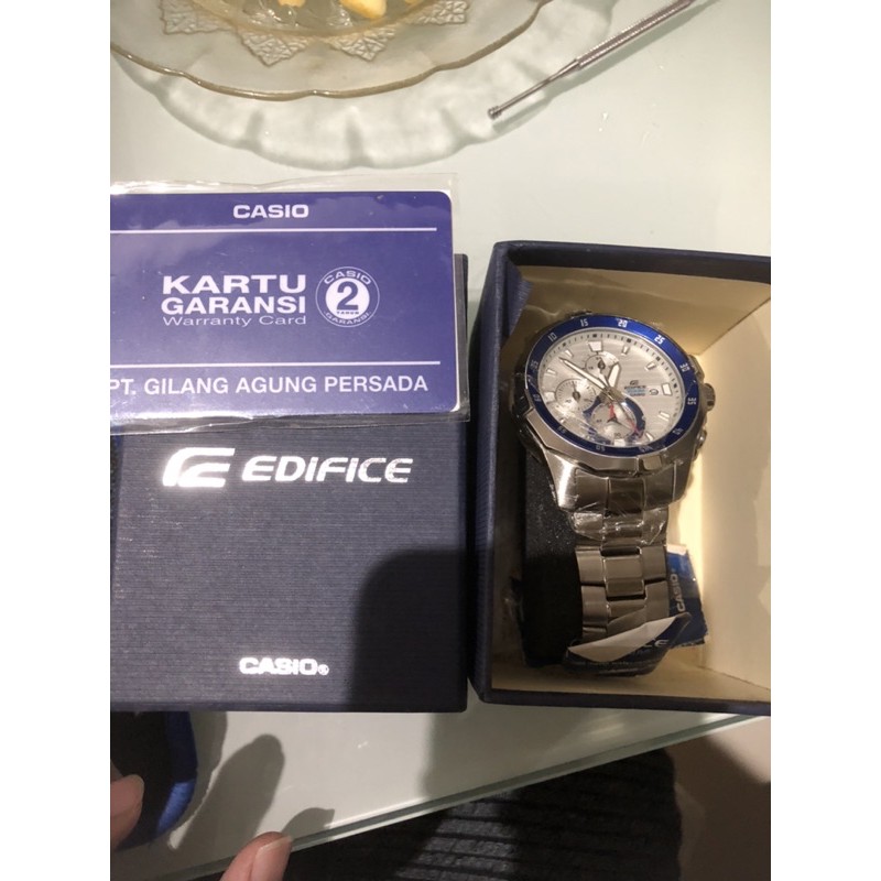 JAM TANGAN PRIA CASIO EDIFICE PRIA 502D-7AVDF ORIGINAL GARANSI RESMI