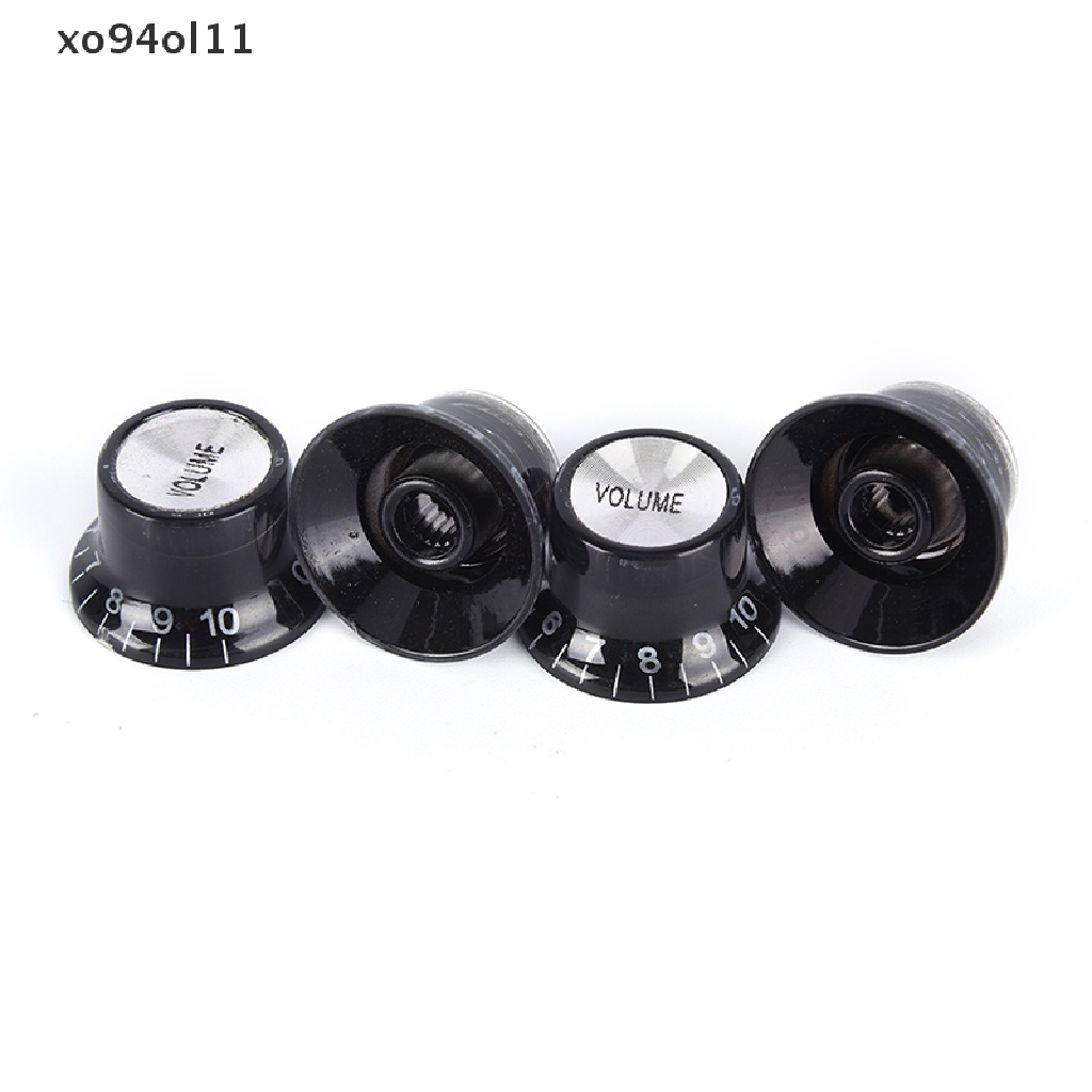 Xo 1 Set Knob Kontrol VOLUME 2 Tone 2 VOLUME Warna Silver Untuk Gitar