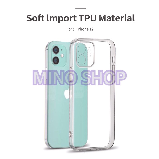 SOFTCASE TRANSPARAN IPHONE 12 - PREMIUM CLEAR SOFT CASE