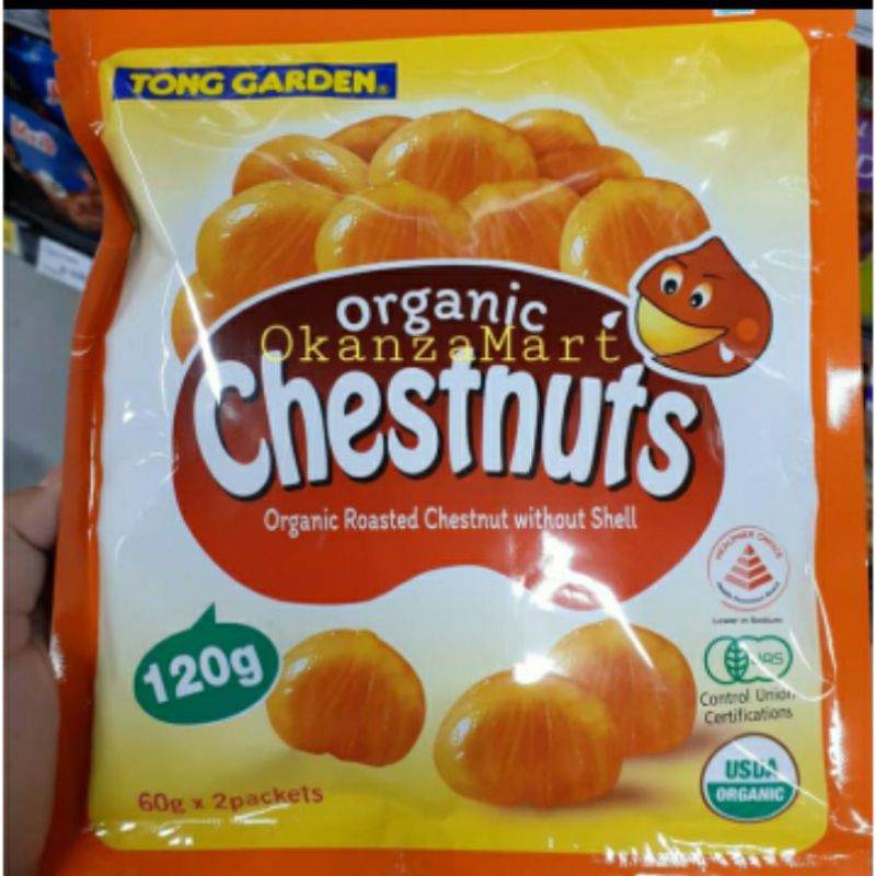 

Tong Garden Organic Chestnuts 2x60gr