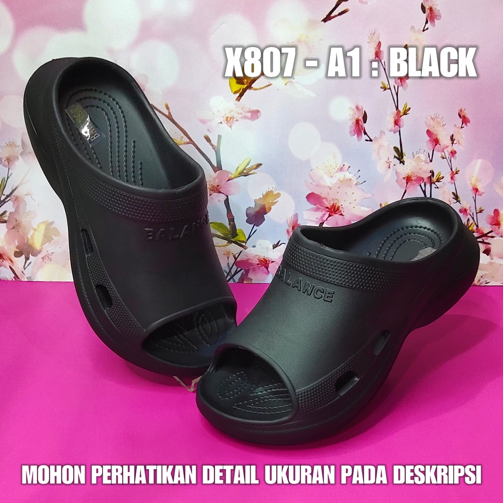 Sandal Wedges Casual Wanita Masa Kini X807 A1 Balance SDLWW