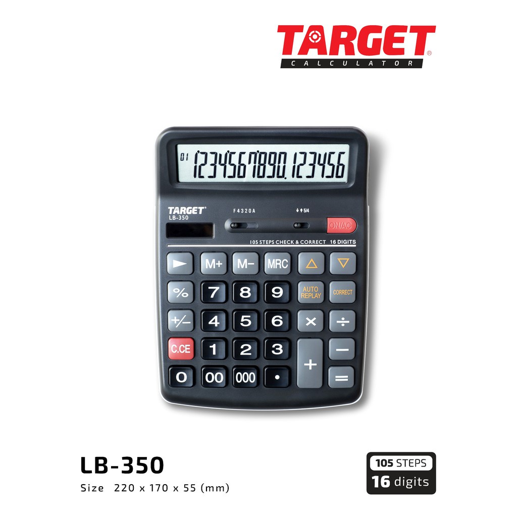 

Kalkulator 16 Digits (Target LB-350)