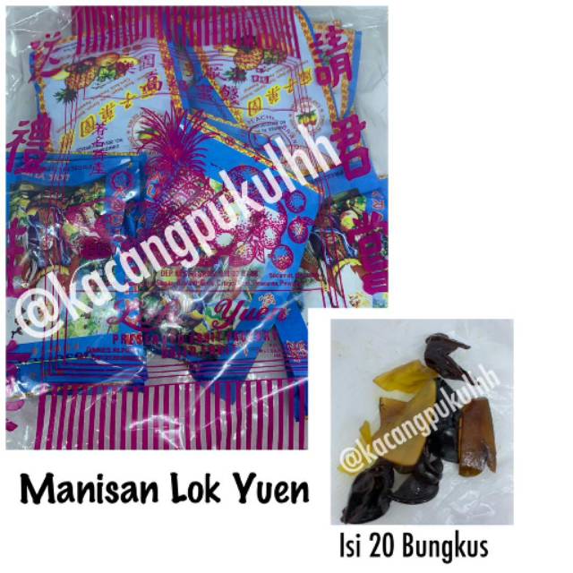 

Manisan Lok Yuen Isinya Dalamnya Bermacam-macam Buah-Buahan