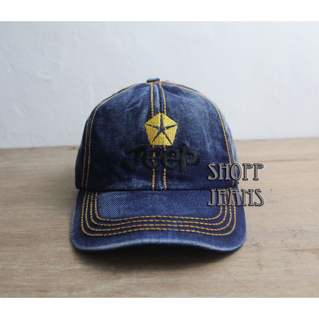 TOPI BAHAN LEVIS/TOPI BASEBALL JEANS TERBARU/TOPI JEANS GAUL 2021