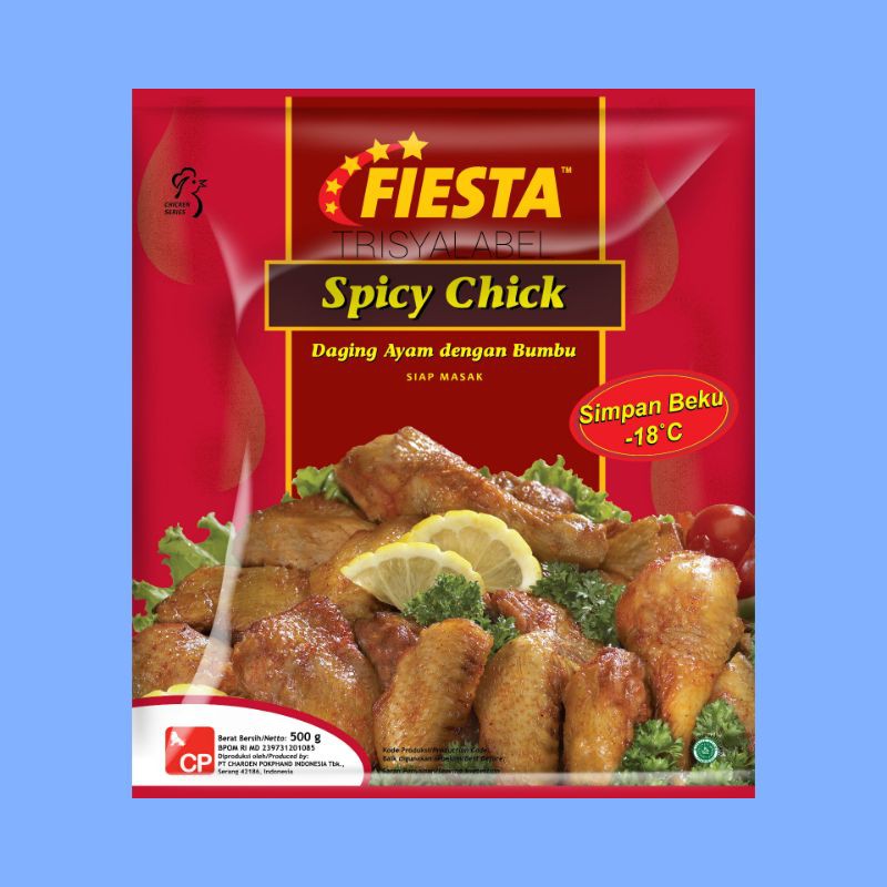 

500gr Fiesta Chicken Spicy Chick | Frozen Food | TRISYALABEL