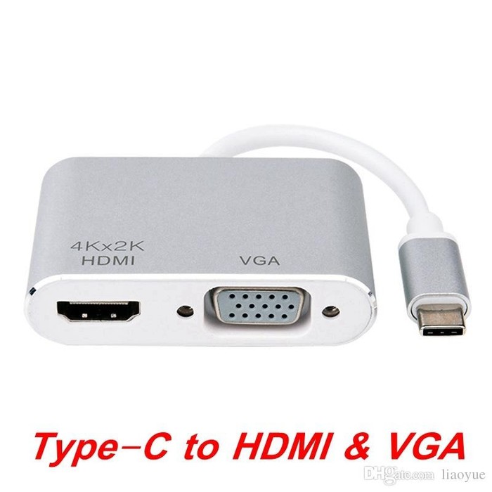 usb type c 3.1 to HDTV vga converter adapter