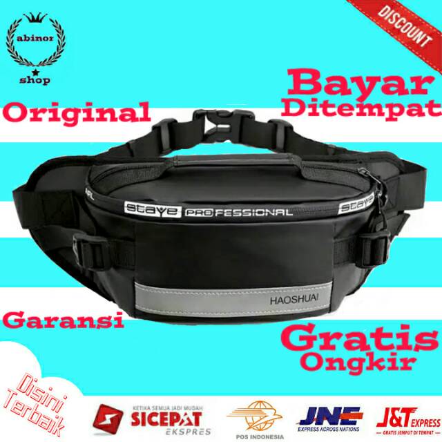 Tas Selempang Haoshuai tas anti air tas selempang Pria Original tas selempang wanita slempang JA 27