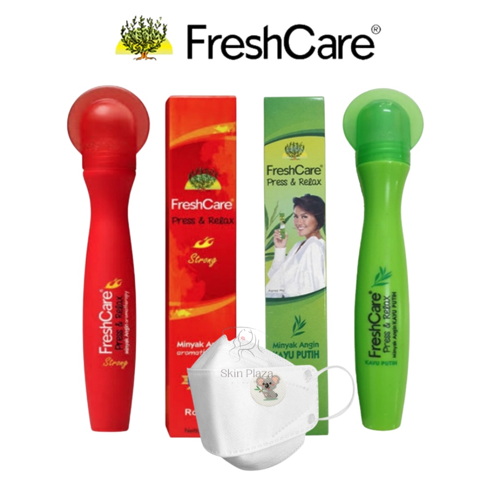 Freshcare Press &amp; Relax Nge Rok &amp; Roll Patch Minyak Angin Fresh Care Aromaterapi Aromatherapy ngerok Patch Masker