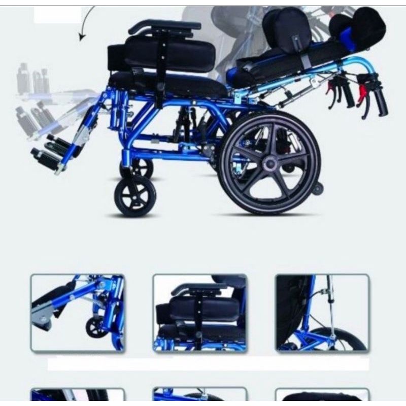 kursi roda celebral palsy sella/kursi roda cp untuk cacat ota dewasa/anak