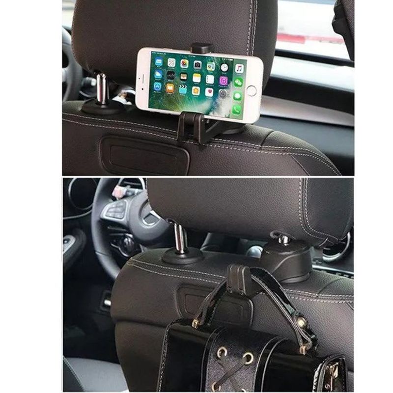 Car holder Hp Gantung Jok Mobil Dudukan Handphone Hangar Jepit / Car Holder Mobile Phone Holder