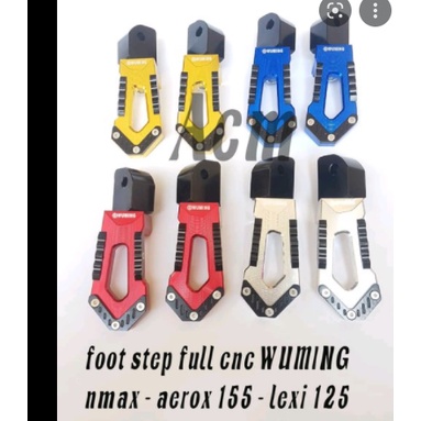 STEP BELAKANG NMAX AEROX LEXY DLL/pijakan kaki belakang foot step nmax step nui motor yamaha